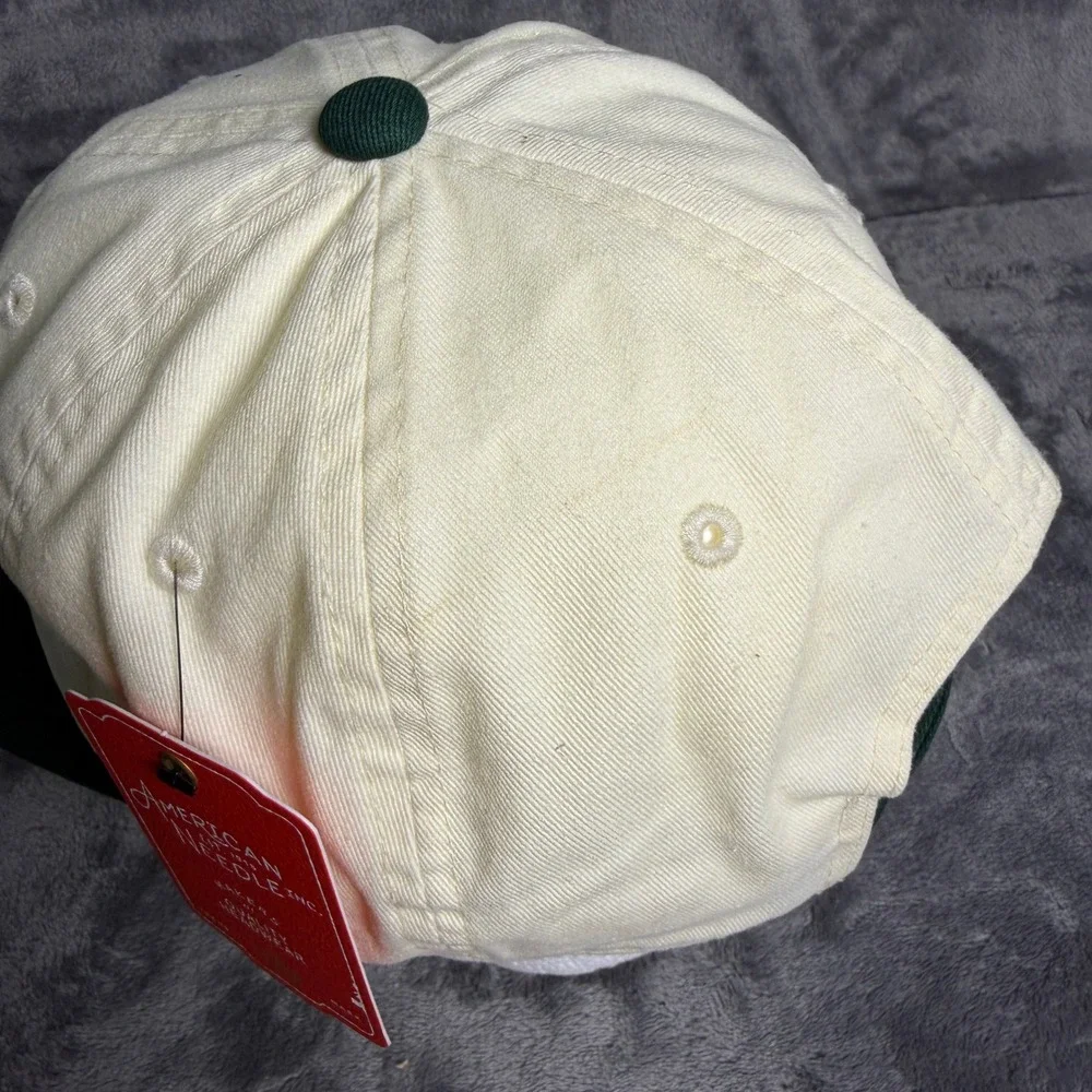 American Needle Pickle Club Baseball Hat Ivory Green Adjustable NWT Cap